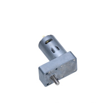 12V High Torque Low rpm dc Gear Motor With Flat Gearbox Parallel Shaft Dual Shaft Available KM-40F550